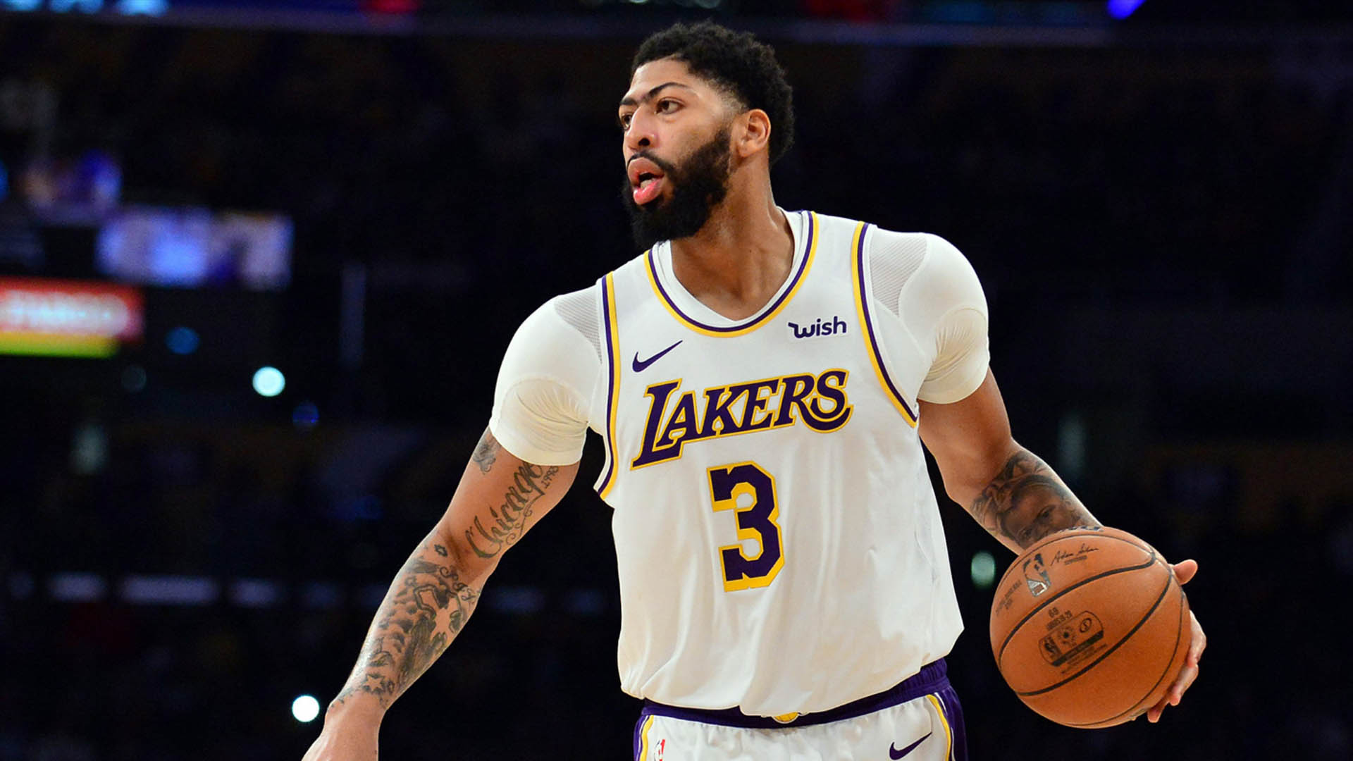 The Brow goes into beast mode as Lakers get revenge on Blazers in Game ...