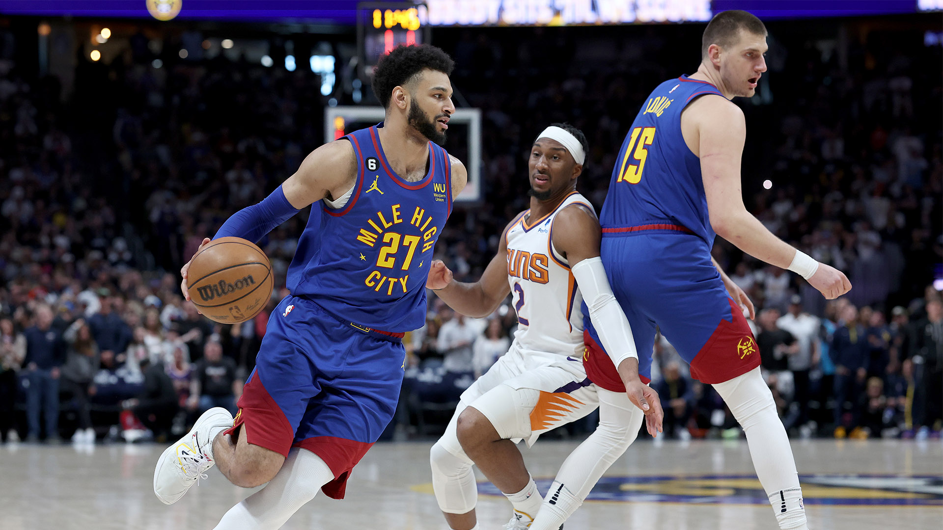 The Nuggets’ offense rained down on the Suns in Game 1 BALLERS.PH