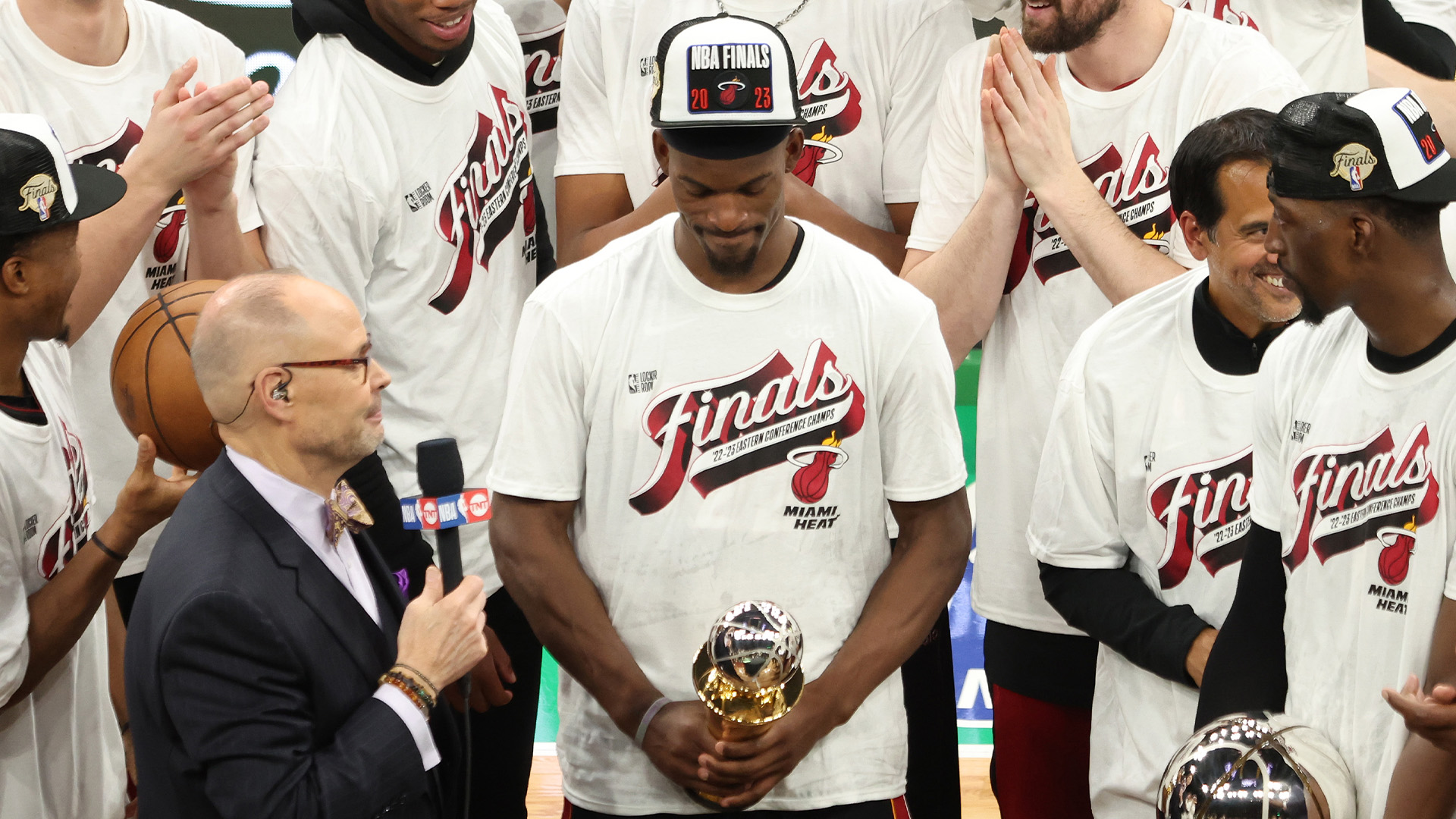 Jimmy Butler's NBA Finals mindset is written on his shirt ahead of